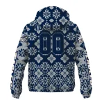 custom georgia southern eagles geometric blossom blue windbreaker jacket best selling