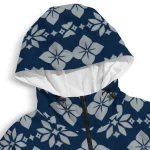 custom georgia southern eagles geometric blossom blue windbreaker jacket best selling