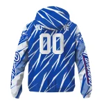 custom georgia state panthers abstract streaks blue windbreaker jacket best selling