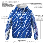 custom georgia state panthers abstract streaks blue windbreaker jacket best selling