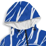 custom georgia state panthers abstract streaks blue windbreaker jacket best selling