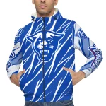 custom georgia state panthers abstract streaks blue windbreaker jacket best selling