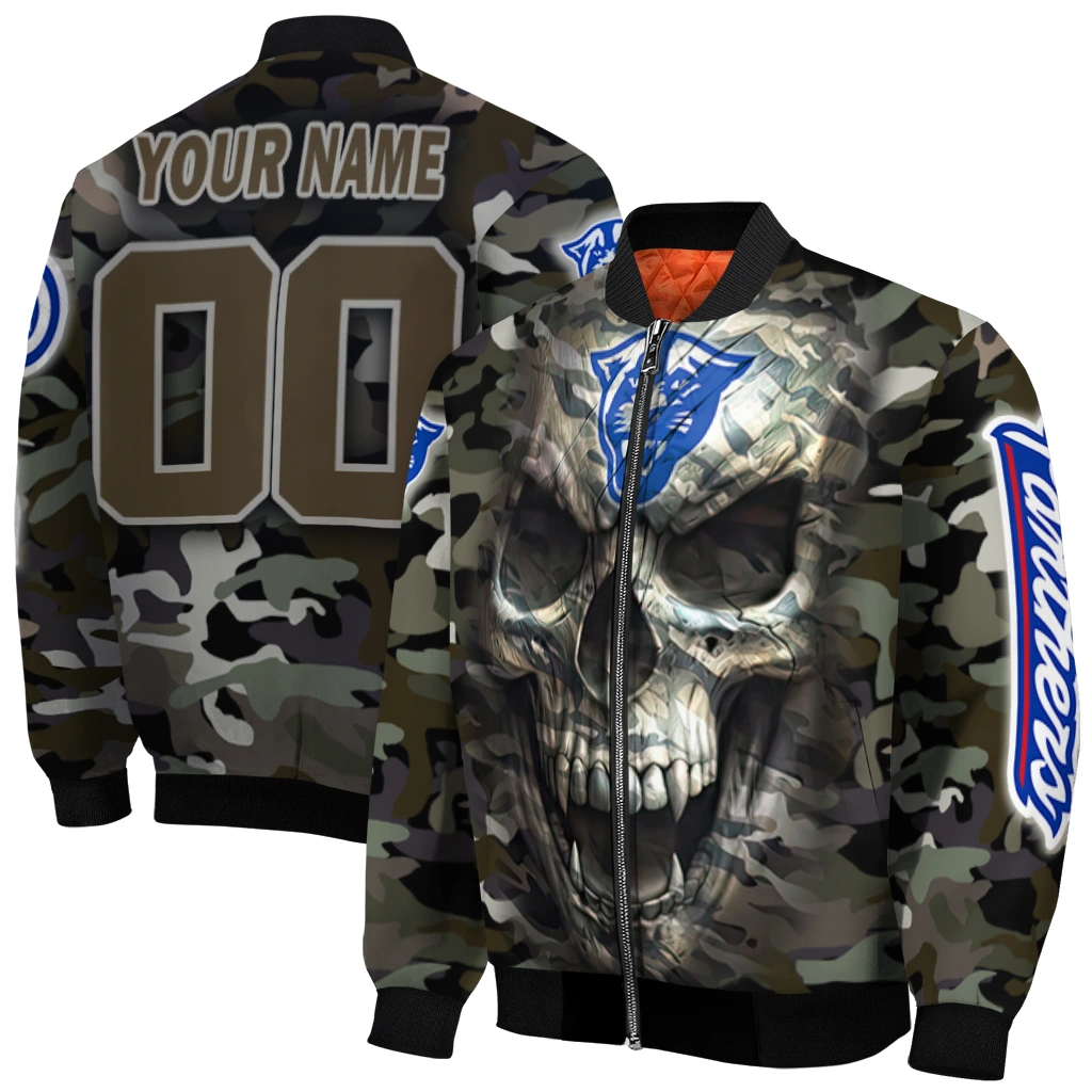 custom georgia state panthers camouflage skull camouflage bomber jacket best selling custom georgia state panthers camouflage skull camouflage bomber jacket best selling