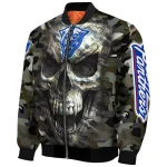 custom georgia state panthers camouflage skull camouflage bomber jacket best selling