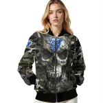 custom georgia state panthers camouflage skull camouflage bomber jacket best selling