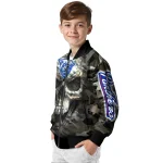 custom georgia state panthers camouflage skull camouflage bomber jacket best selling