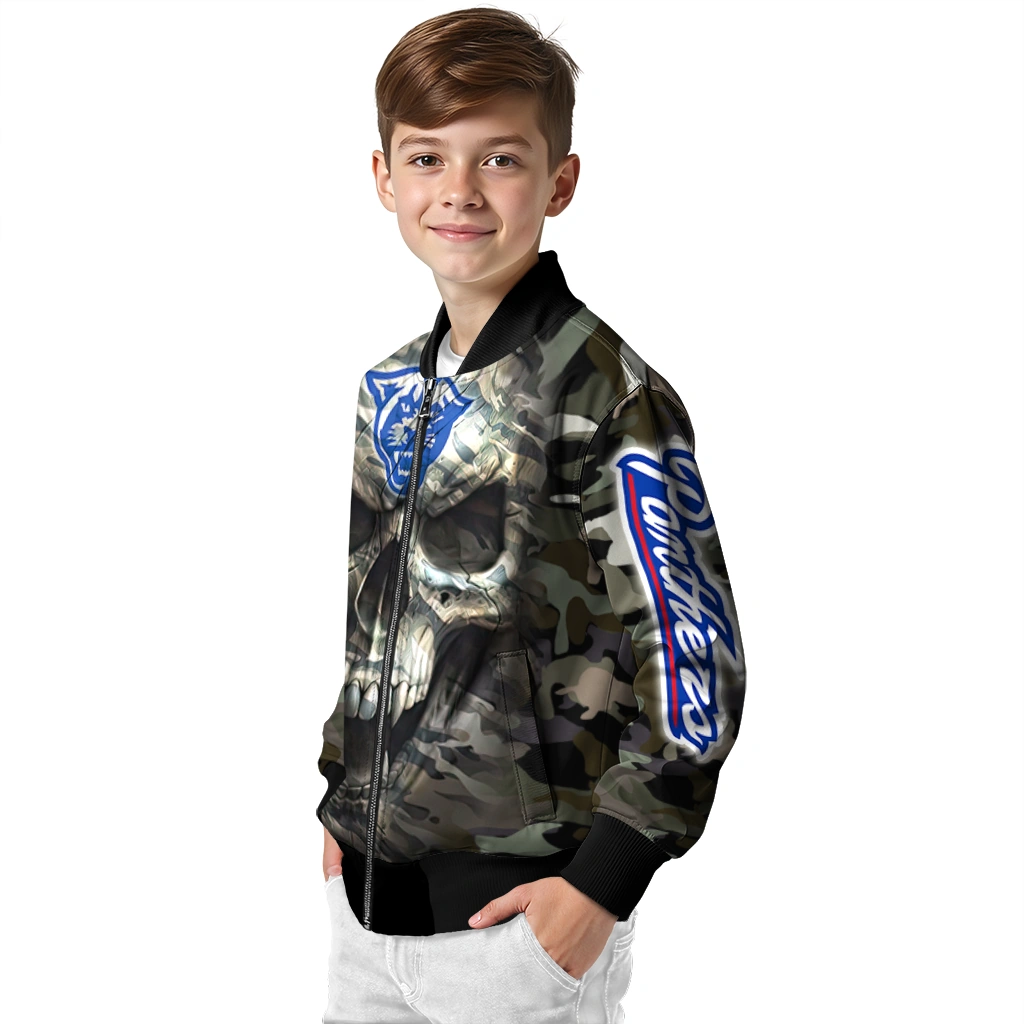 custom georgia state panthers camouflage skull camouflage bomber jacket trendy custom georgia state panthers camouflage skull camouflage bomber jacket trendy