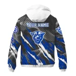 custom georgia state panthers claw mesh blue gray windbreaker jacket best selling