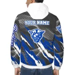 custom georgia state panthers claw mesh blue gray windbreaker jacket best selling