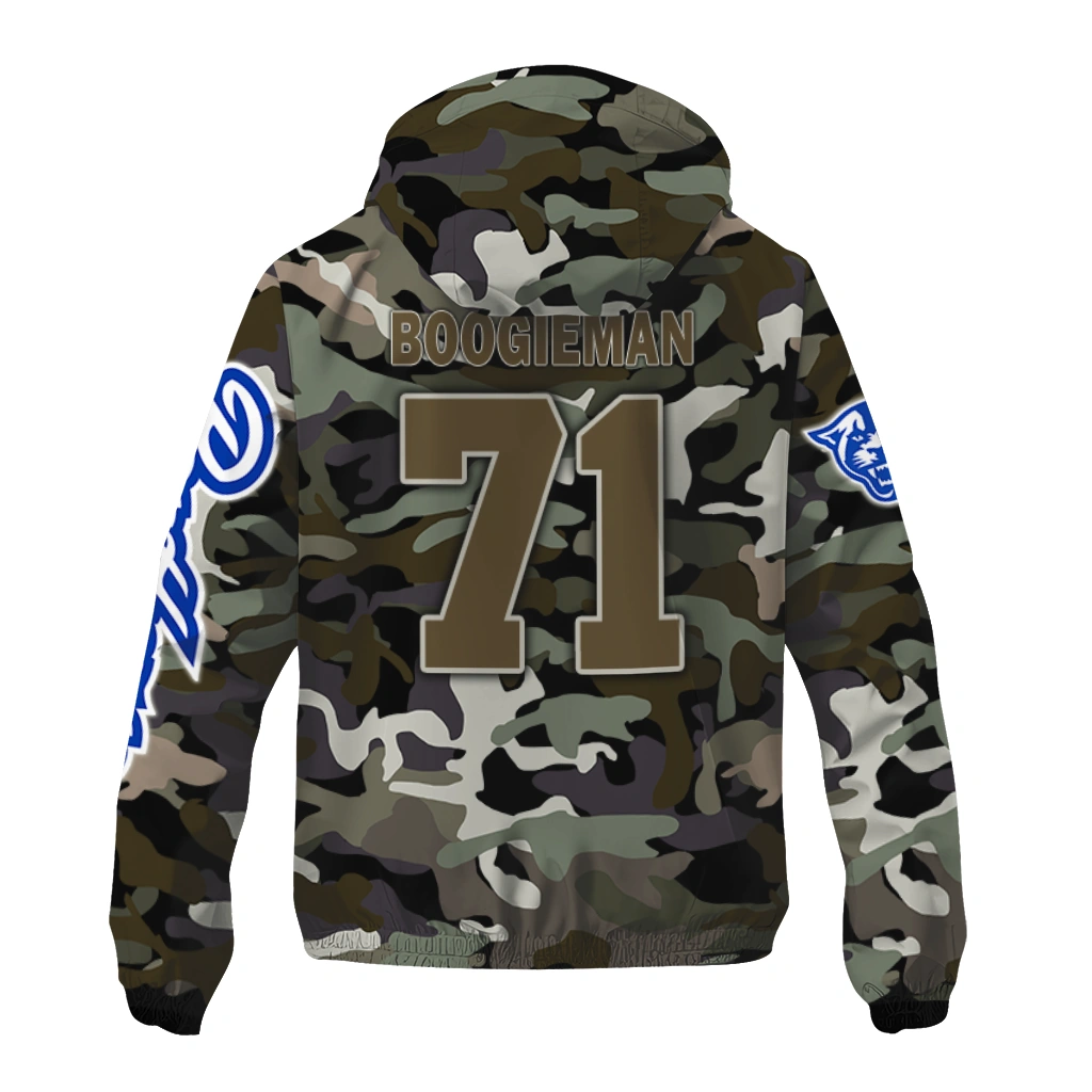 custom georgia state panthers skull camo camouflage windbreaker jacket fashion forward custom georgia state panthers skull camo camouflage windbreaker jacket fashion forward