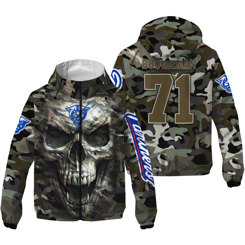 custom georgia state panthers skull camo camouflage windbreaker jacket high quality custom georgia state panthers skull camo camouflage windbreaker jacket high quality