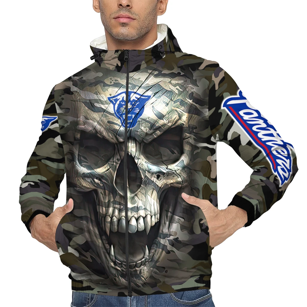 custom georgia state panthers skull camo camouflage windbreaker jacket top rated custom georgia state panthers skull camo camouflage windbreaker jacket top rated