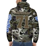 custom georgia state panthers skull camo camouflage windbreaker jacket best selling