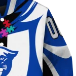 custom georgia state panthers stars and stripes slashes blue varsity jacket best selling