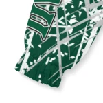 custom hawaii rainbow warriors brushstroke pattern green windbreaker jacket best selling