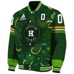 custom houston astros shamrock vortex green varsity jacket best selling
