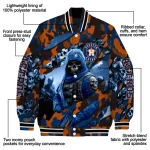 custom houston astros skull horde blue varsity jacket best selling