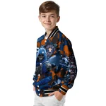custom houston astros skull horde blue varsity jacket best selling