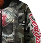 custom houston cougars camouflage skull camouflage bomber jacket best selling