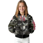custom houston cougars camouflage skull camouflage bomber jacket best selling