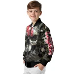 custom houston cougars camouflage skull camouflage bomber jacket best selling