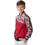 custom houston cougars camouflage splash red varsity jacket best selling