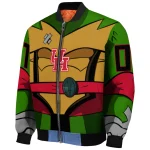 custom houston cougars turtle armor bomber jacket best selling