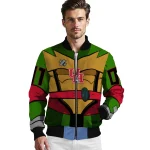 custom houston cougars turtle armor bomber jacket best selling