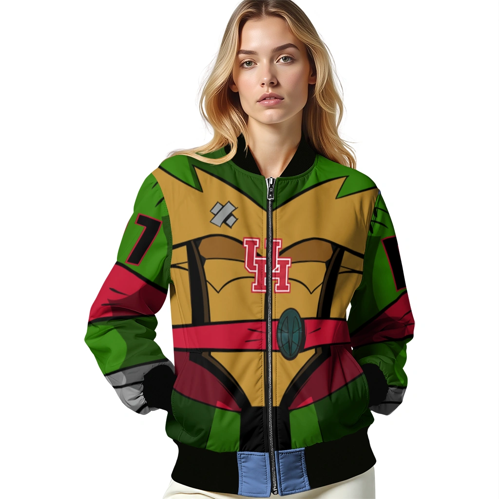 custom houston cougars turtle armor bomber jacket latest model custom houston cougars turtle armor bomber jacket latest model
