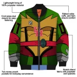 custom houston cougars turtle armor bomber jacket best selling