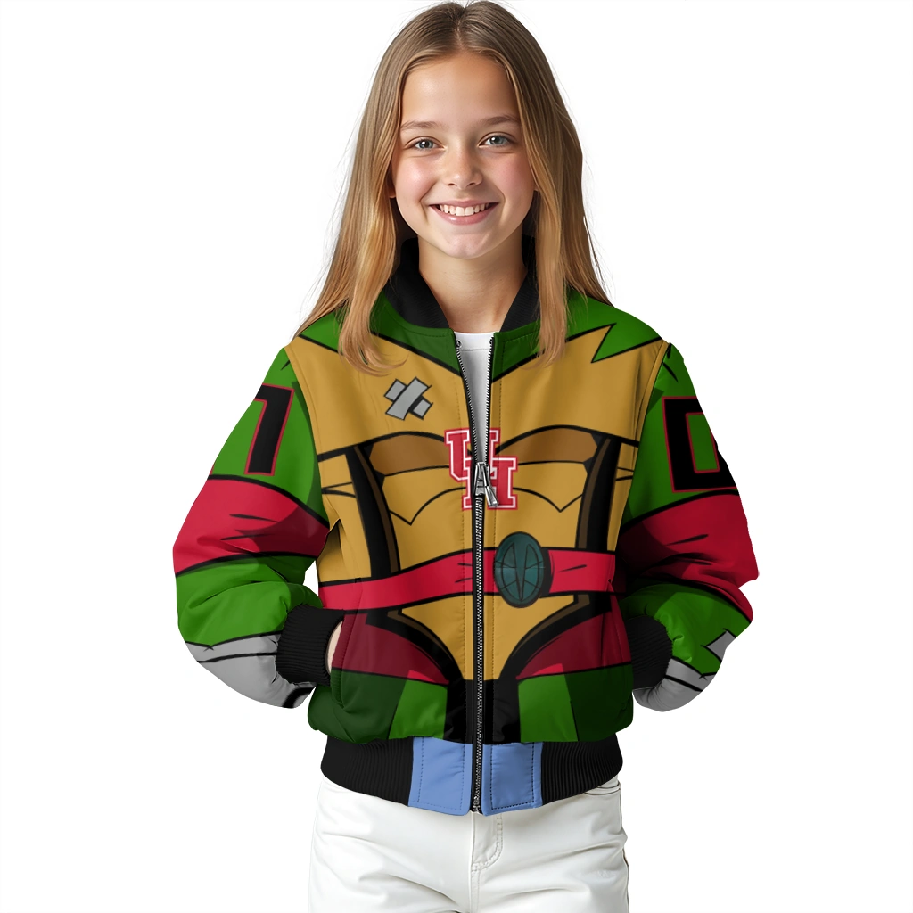 custom houston cougars turtle armor bomber jacket top rated custom houston cougars turtle armor bomber jacket top rated