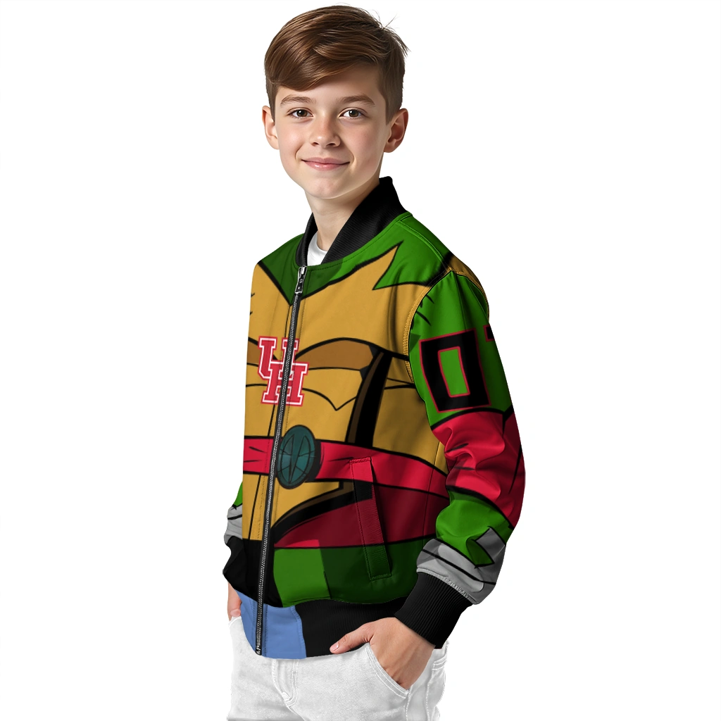 custom houston cougars turtle armor bomber jacket trendy custom houston cougars turtle armor bomber jacket trendy