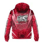 custom houston cougars us rock star red windbreaker jacket best selling