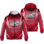 custom houston cougars us rock star red windbreaker jacket best selling