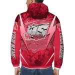 custom houston cougars us rock star red windbreaker jacket best selling