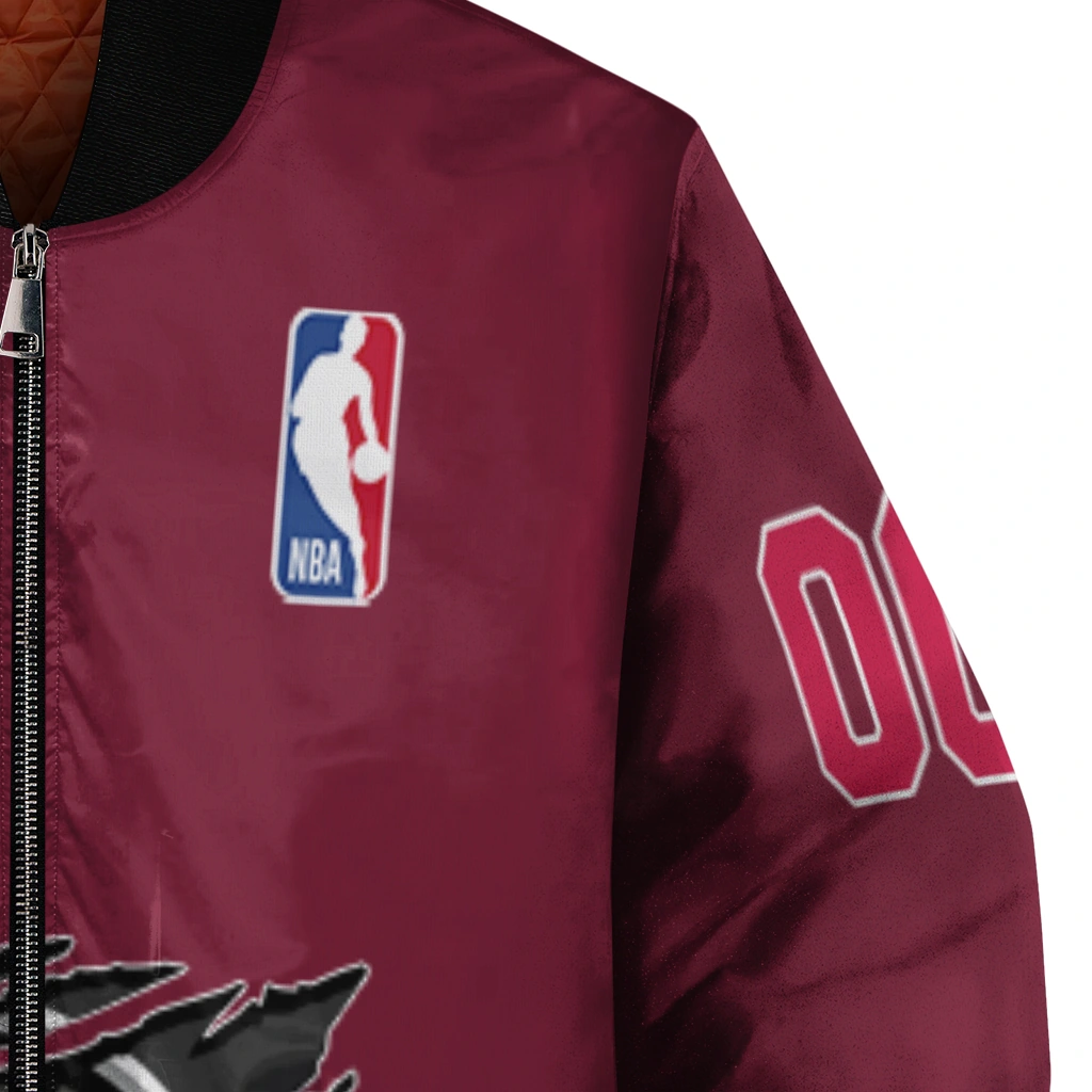 custom houston rockets claw slash red bomber jacket premium grade custom houston rockets claw slash red bomber jacket premium grade