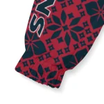 custom houston texans geometric blossom blue windbreaker jacket best selling