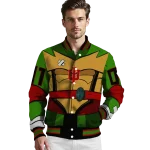 custom indiana hoosiers turtle armor varsity jacket best selling