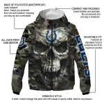 custom indianapolis colts skull camo camouflage windbreaker jacket best selling