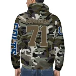 custom indianapolis colts skull camo camouflage windbreaker jacket best selling