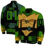 custom iowa hawkeyes turtle armor varsity jacket best selling