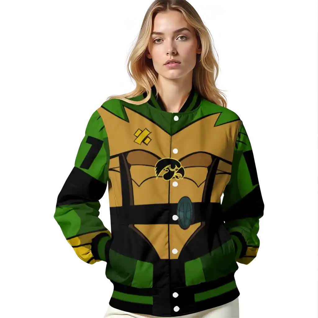 custom iowa hawkeyes turtle armor varsity jacket latest model custom iowa hawkeyes turtle armor varsity jacket latest model