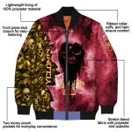 custom iowa state cyclones skull cluster red bomber jacket best selling