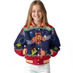 custom iowa state cyclones spongebob playtime red blue varsity jacket best selling