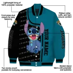 custom jacksonville jaguars stitch laughing teal varsity jacket best selling