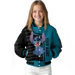 custom jacksonville jaguars stitch laughing teal varsity jacket best selling