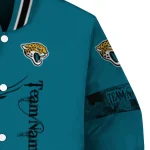 custom jacksonville jaguars tribal deer art teal varsity jacket best selling