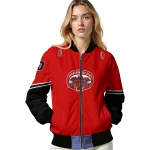 custom jacksonville state gamecocks chevron style red bomber jacket best selling