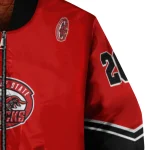 custom jacksonville state gamecocks chevron style red bomber jacket best selling