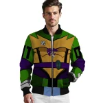 custom kansas state wildcats turtle armor bomber jacket best selling